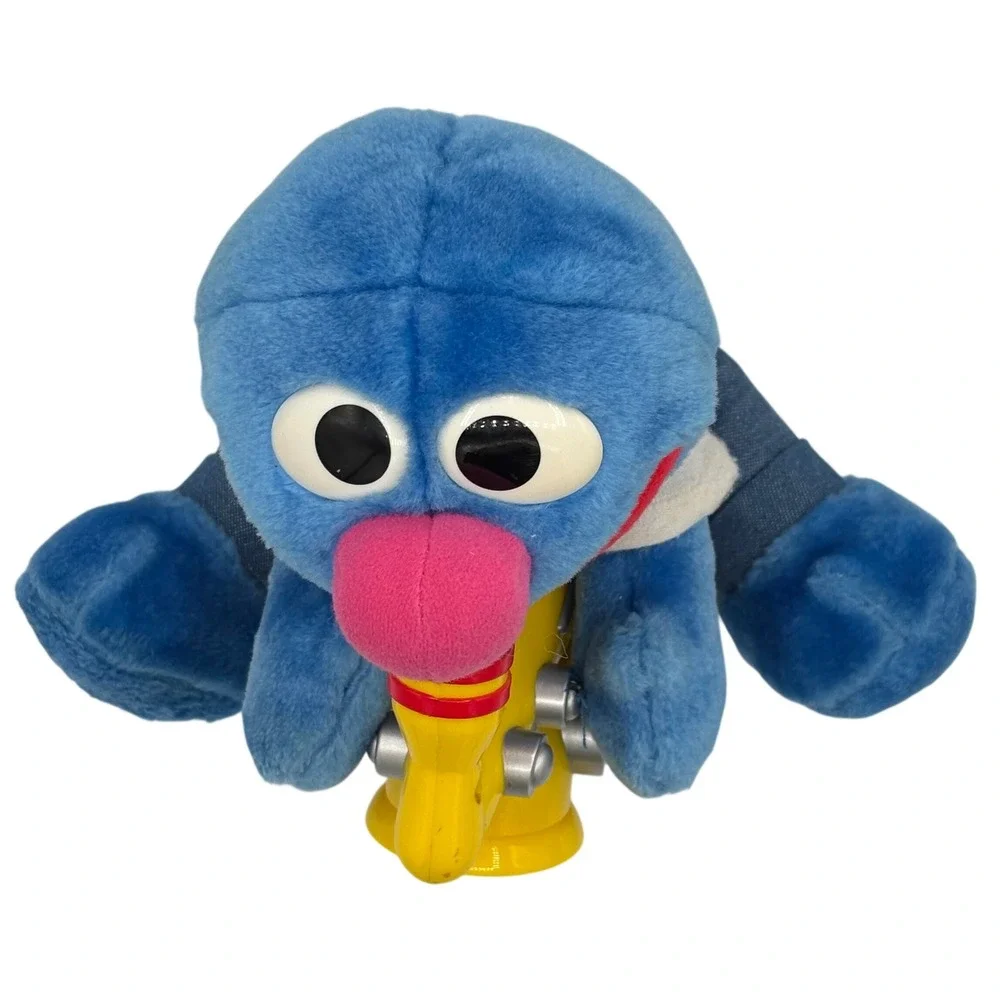 Fisher-Price Vintage Sesame Street Rock & Roll Singing Grover Saxophone Toy 2001